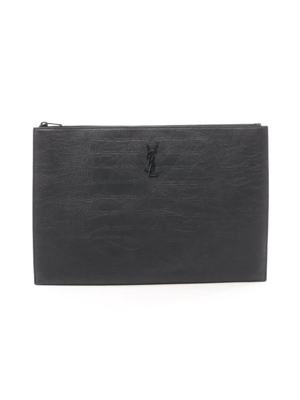 Saint Laurent Paris Clutch Croco